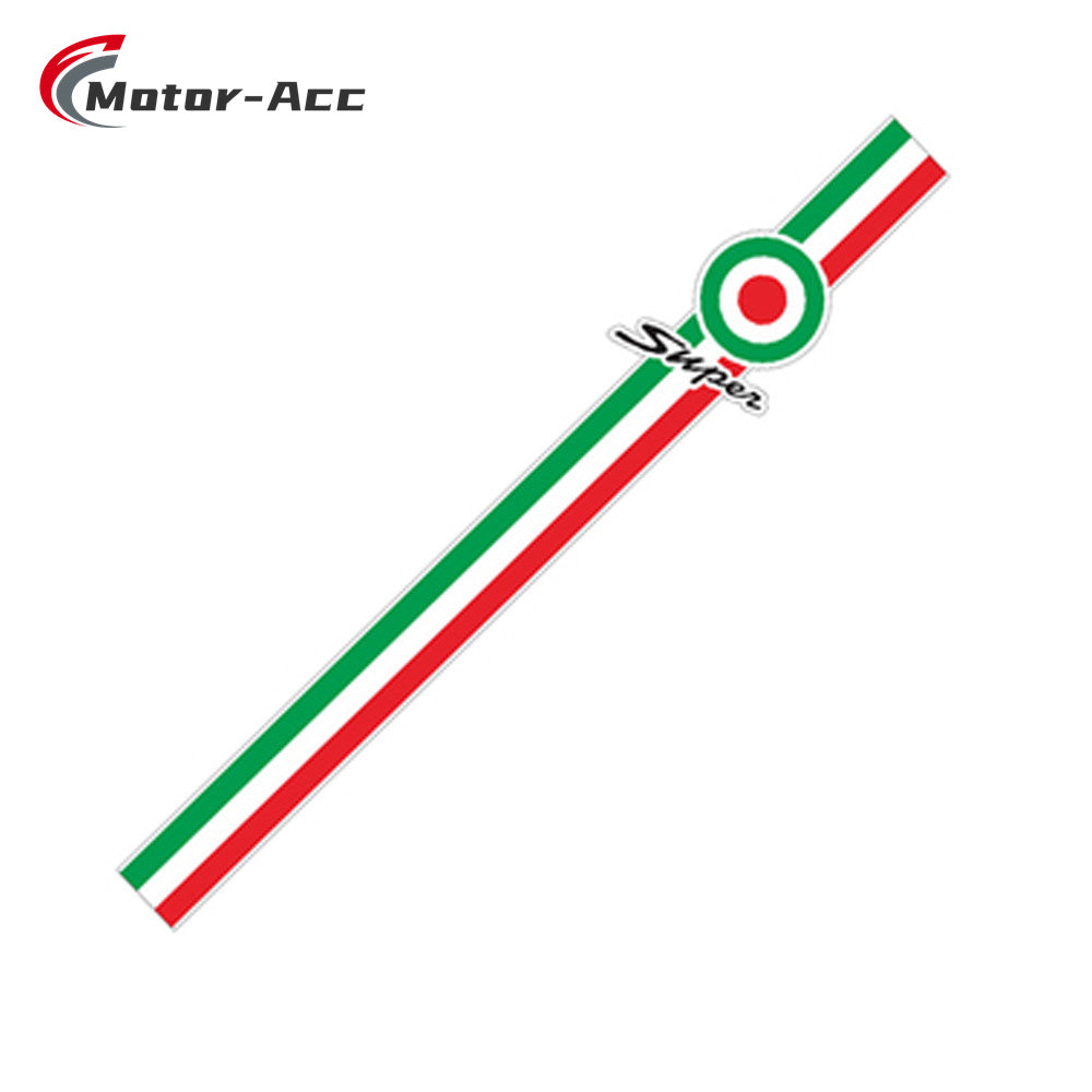 Motor-Acc Motorcycle Front Fairing Body Side Shell Sticker Compatible with Vespa GTS300 LX150