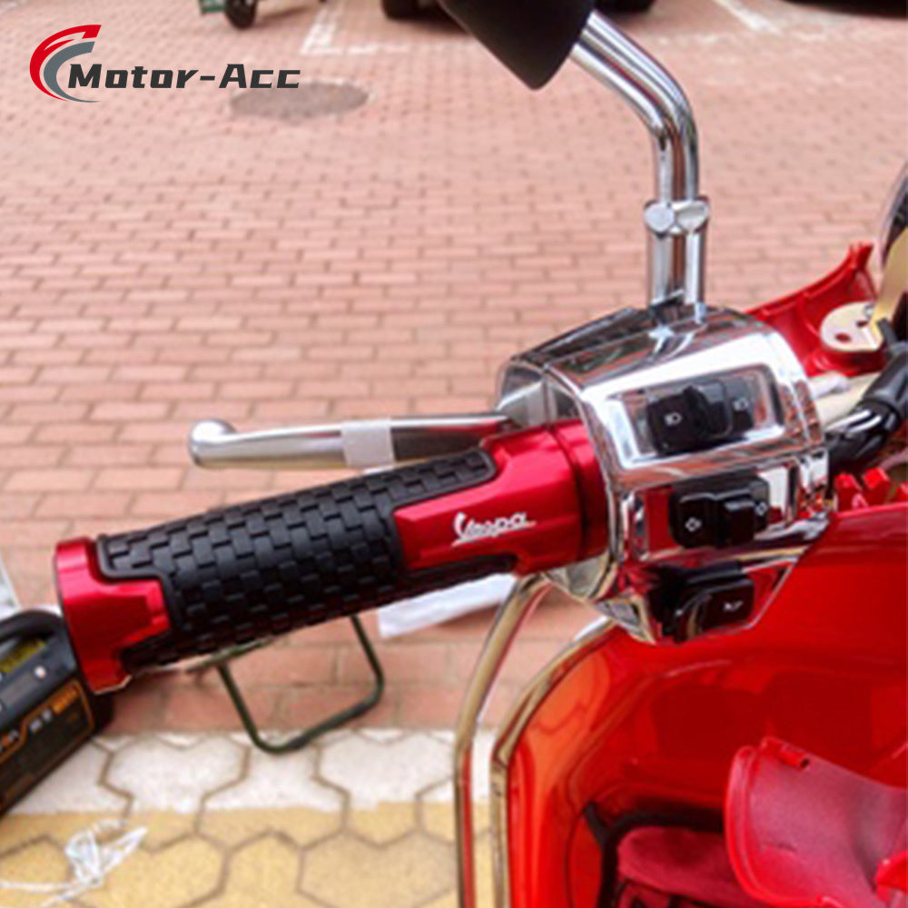 Motor-Acc Motorcycle 22mm Handlebar Grips Compatible with Scooter Vespa LX GT GTS GTV 300 250 125 200 Sprint 150 S150 LX150 LXV150 PRIMAVERA 150