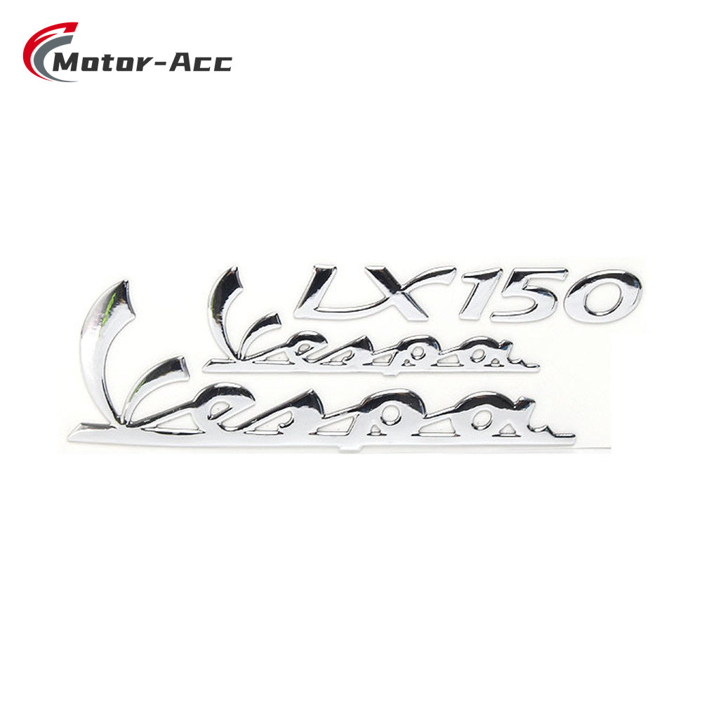 Motor-Acc Motorcycle 3D Sticker Decal Stereoscopic Emblem with Glue Compatible with PIAGGIO VESPA LX150 LX 150ie