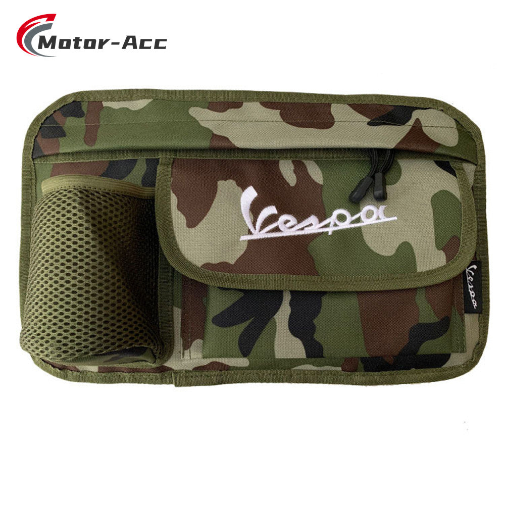 Motor-Acc Scooter Glove Bags Key Case Storage Bag with Water Bottle Holder Compatible with Vespa GTS300 LX50 LXV150 GTS LX LXV Sprint Primavera 50 125 250 300