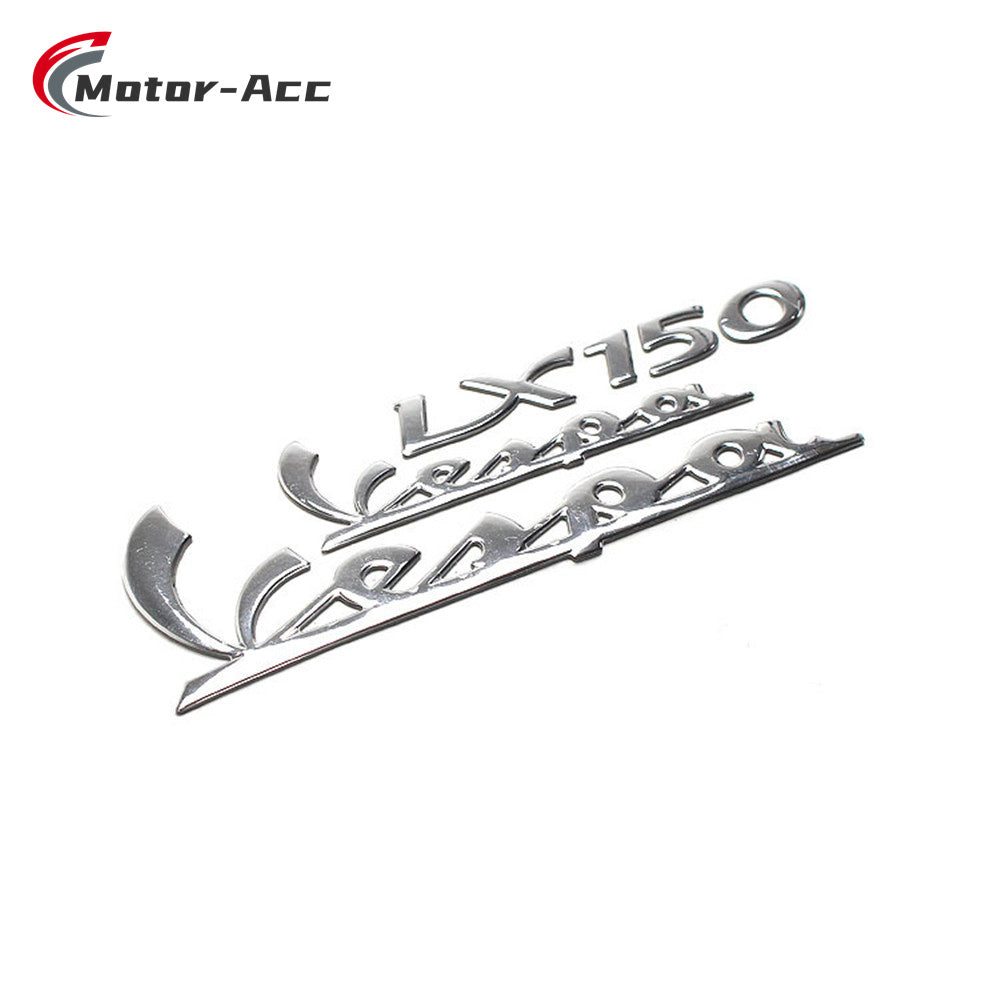 Motor-Acc Motorcycle 3D Sticker Decal Stereoscopic Emblem with Glue Compatible with PIAGGIO VESPA LX150 LX 150ie