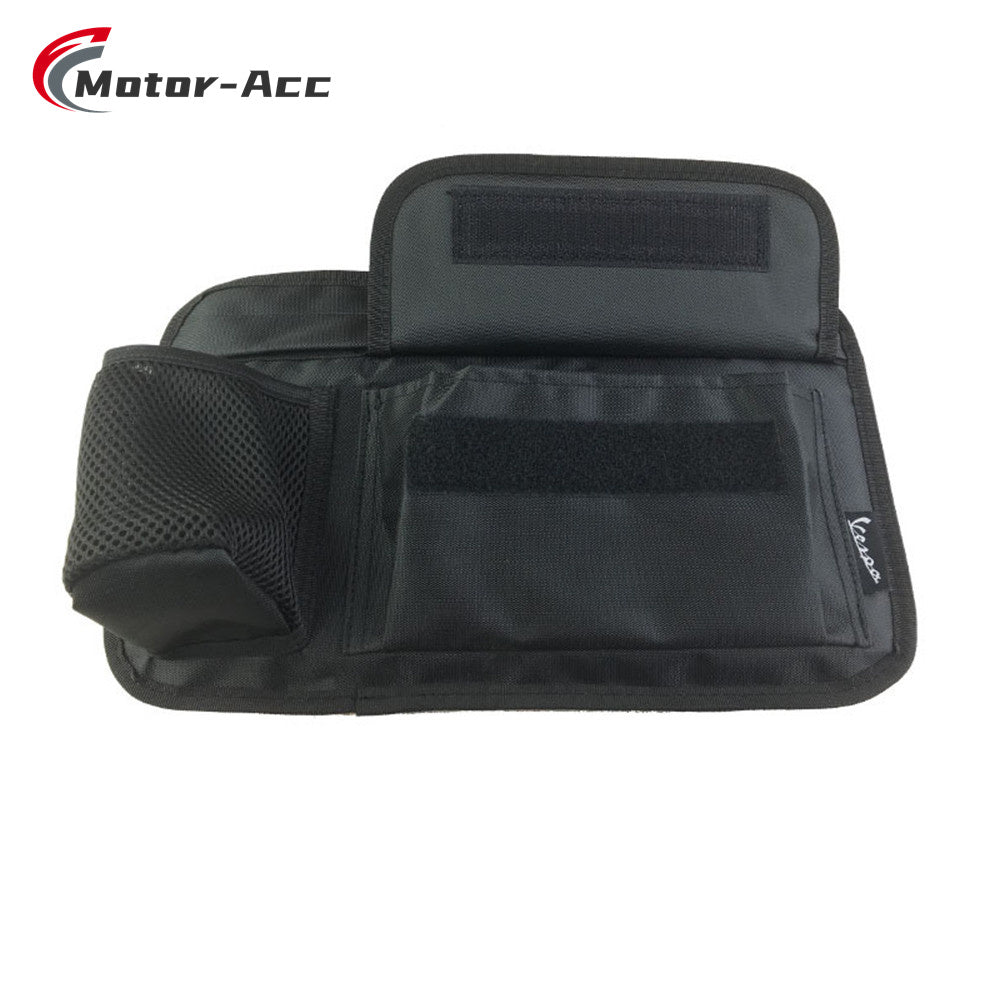 Motor-Acc Scooter Glove Bags Key Case Storage Bag with Water Bottle Holder Compatible with Vespa GTS300 LX50 LXV150 GTS LX LXV Sprint Primavera 50 125 250 300