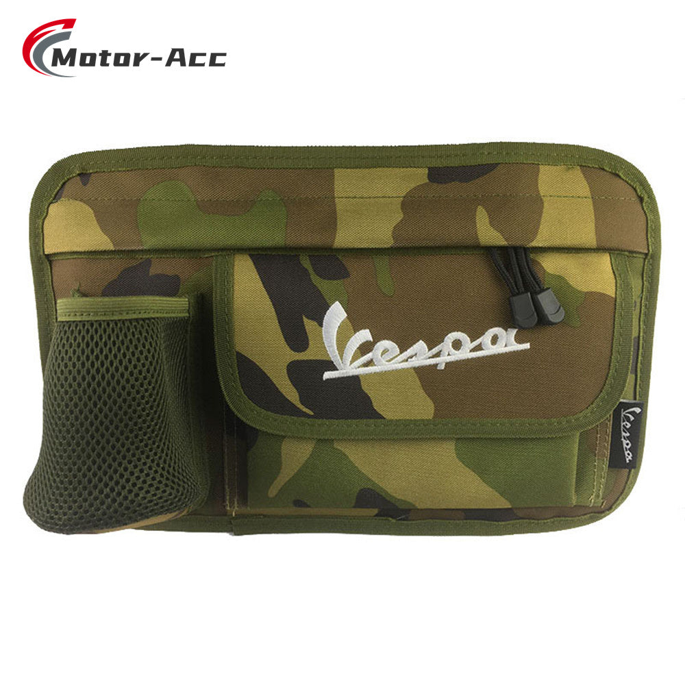 Motor-Acc Scooter Glove Bags Key Case Storage Bag with Water Bottle Holder Compatible with Vespa GTS300 LX50 LXV150 GTS LX LXV Sprint Primavera 50 125 250 300