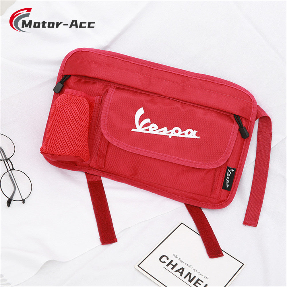 Motor-Acc Scooter Glove Bags Key Case Storage Bag with Water Bottle Holder Compatible with Vespa GTS300 LX50 LXV150 GTS LX LXV Sprint Primavera 50 125 250 300
