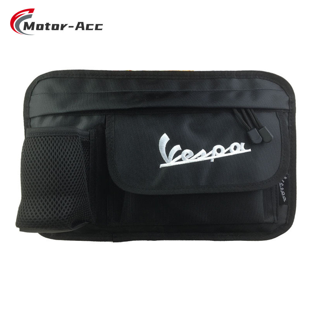 Motor-Acc Scooter Glove Bags Key Case Storage Bag with Water Bottle Holder Compatible with Vespa GTS300 LX50 LXV150 GTS LX LXV Sprint Primavera 50 125 250 300