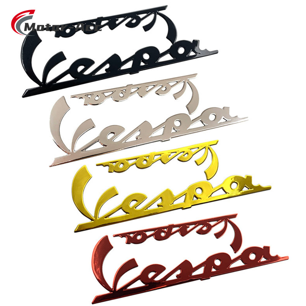 Motor-Acc Motorcycle 3D Sticker Decal Stereoscopic Emblem with Glue Compatible with PIAGGIO VESPA GTS300 GTV LX Sprint GTS
