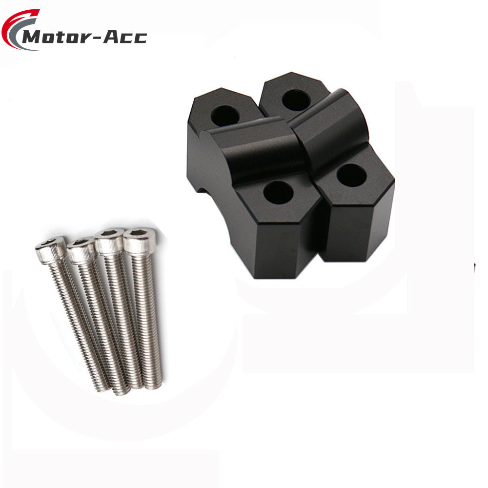Motor-Acc Motorcycle Accessories CNC Handlebar Bar Riser Clamps Adapter for Kawasaki Z1000 2007-2009 Z750 2004-2011