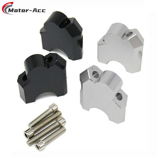 Motor-Acc Motorcycle Accessories CNC Handlebar Bar Riser Clamps Adapter Compatible with Honda CRF1000L CRF1100L Africa Twin