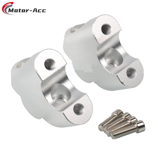 Motor-Acc Motorcycle Accessories CNC Handlebar Bar Riser Clamps Adapter Compatible with Suzuki DL1000 DL650 DL250