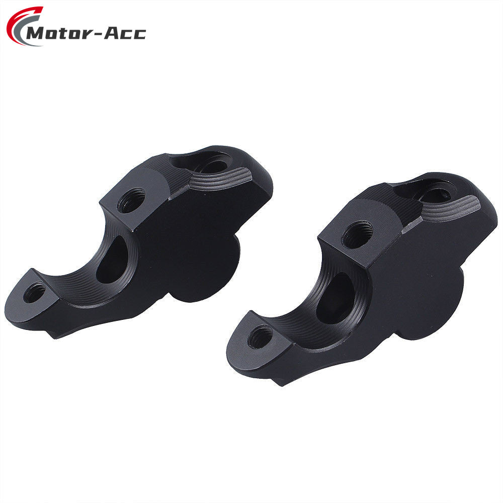 Motor-Acc Motorcycle Accessories CNC Handlebar Bar Riser Clamps Adapter Compatible with BMW R1200 R Nine T R9T 2014-2018