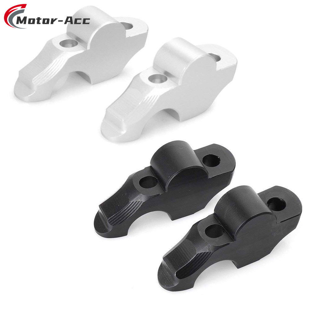 Motor-Acc Motorcycle Accessories CNC Handlebar Bar Riser Clamps Adapter Compatible with BMW R1200 R Nine T R9T 2014-2018