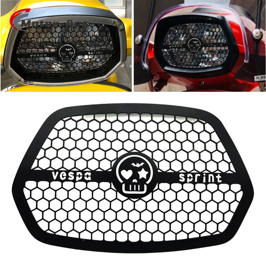 Motor-Acc Headlight Grille Guard Covers Front Lamp Protector Compatible with PIAGGIO VESPA SPRINT 150 2017-2020