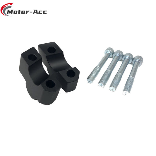 Motor-Acc Motorcycle Accessories CNC Handlebar Bar Riser Clamps Adapter Compatible with Kawasaki VULCAN S VN650