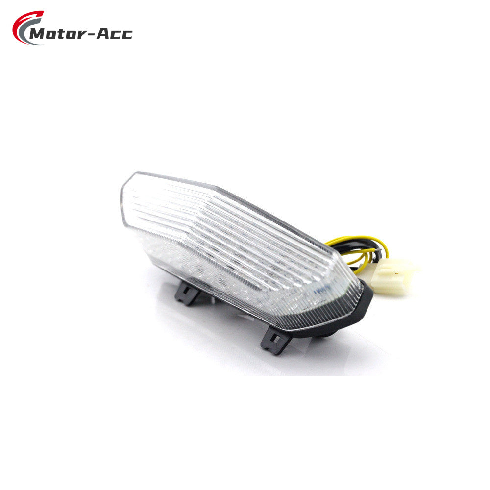 Motor-Acc Motorcycle Tail Light Integrated Running Brake Stop Light Turn Signals Lamp Compatible with Kawasaki Ninja ZX-6R 636 ZX6R 2007-2008